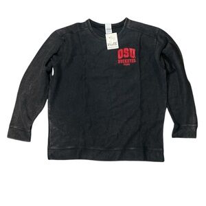 Victoria's Secret Pink Ohio state Black charcoal Long Sleeve Tee women’s L